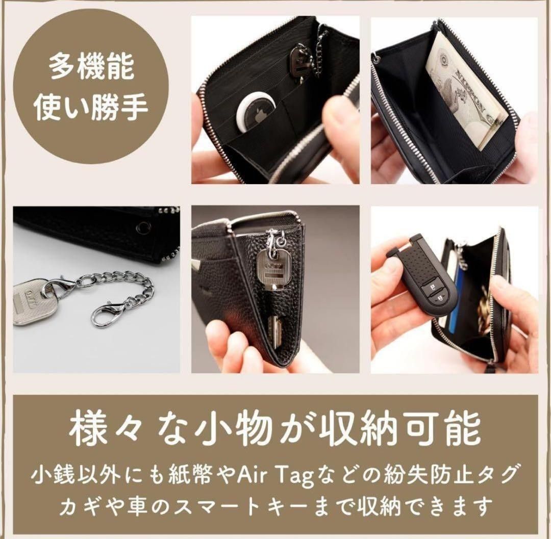コンパクトカードケース ベージュ 収納力　現金　柔らかい　プレゼント　お祝い 小銭入れ 財布 カードポケット コインケース