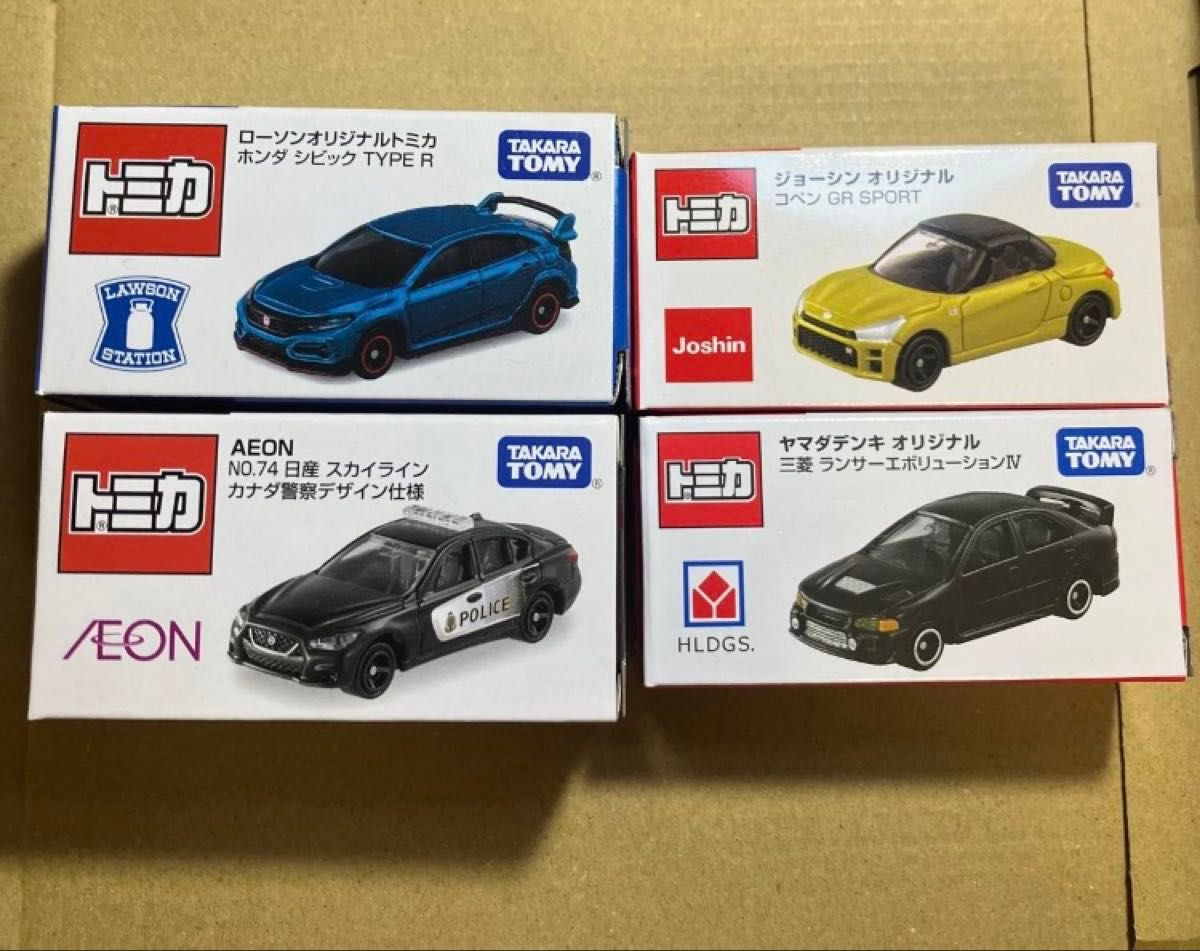 トミカ 店舗オリジナル 4台 イオンオリジナル ジョーシン トミカ 店舗オリジナル 4台 イオンオリジナル ジョーシン