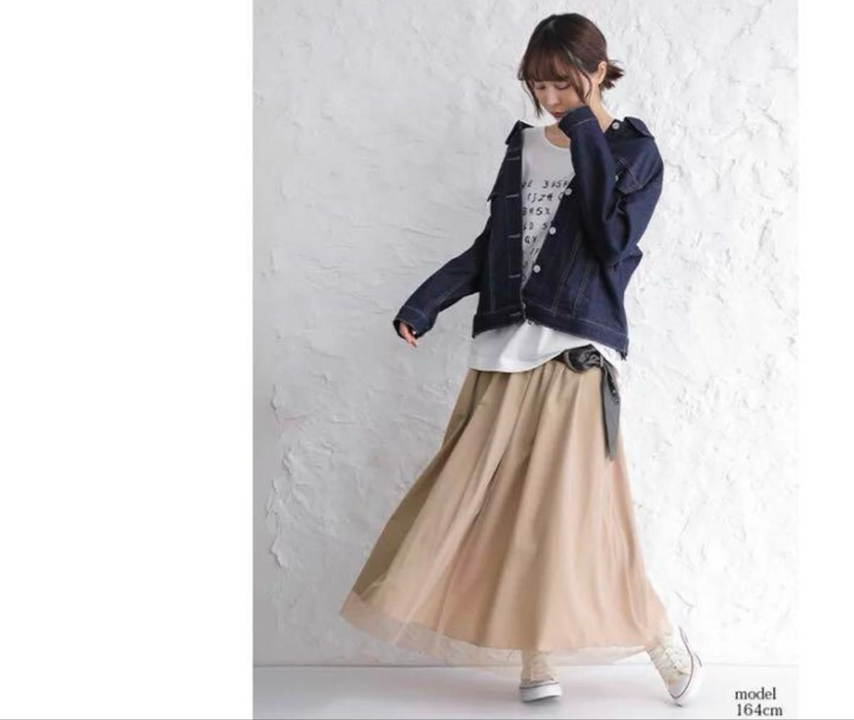n'OrLABELサテン×チュールリバーシブルスカート オシャレ n'OrLABELサテン×チュールリバーシブルスカート オシャレ