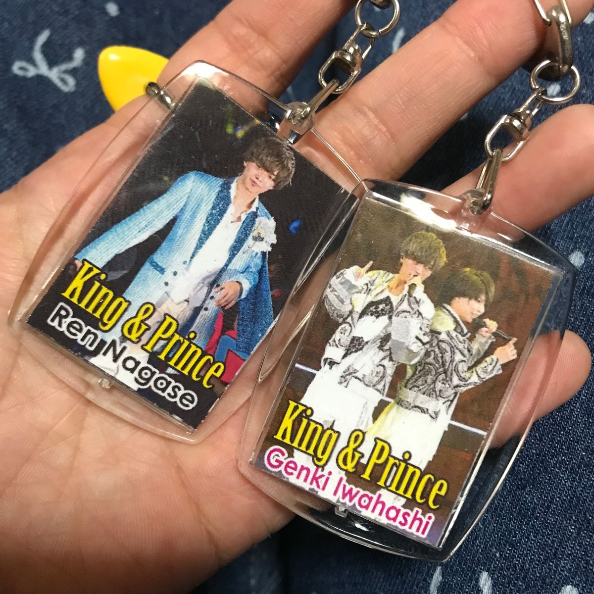 King & Princeキーホルダー 永瀬廉くん 岩橋玄樹くん 2個まとめ King & Princeキーホルダー 永瀬廉くん 岩橋玄樹くん 2個まとめ