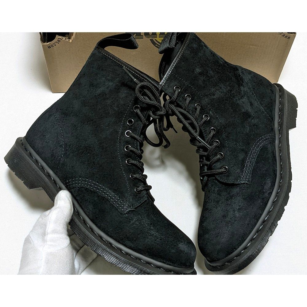 Dr Martens 1460 MONO ブラックスウェード8ホールブーツ UK7 Dr Martens 1460 MONO ブラックスウェード8ホールブーツ UK7