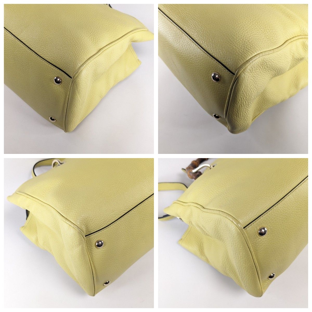 美品 グッチ バンブー ショッパー ミディアムトートバッグ 2way 美品 グッチ バンブー ショッパー ミディアムトートバッグ 2way