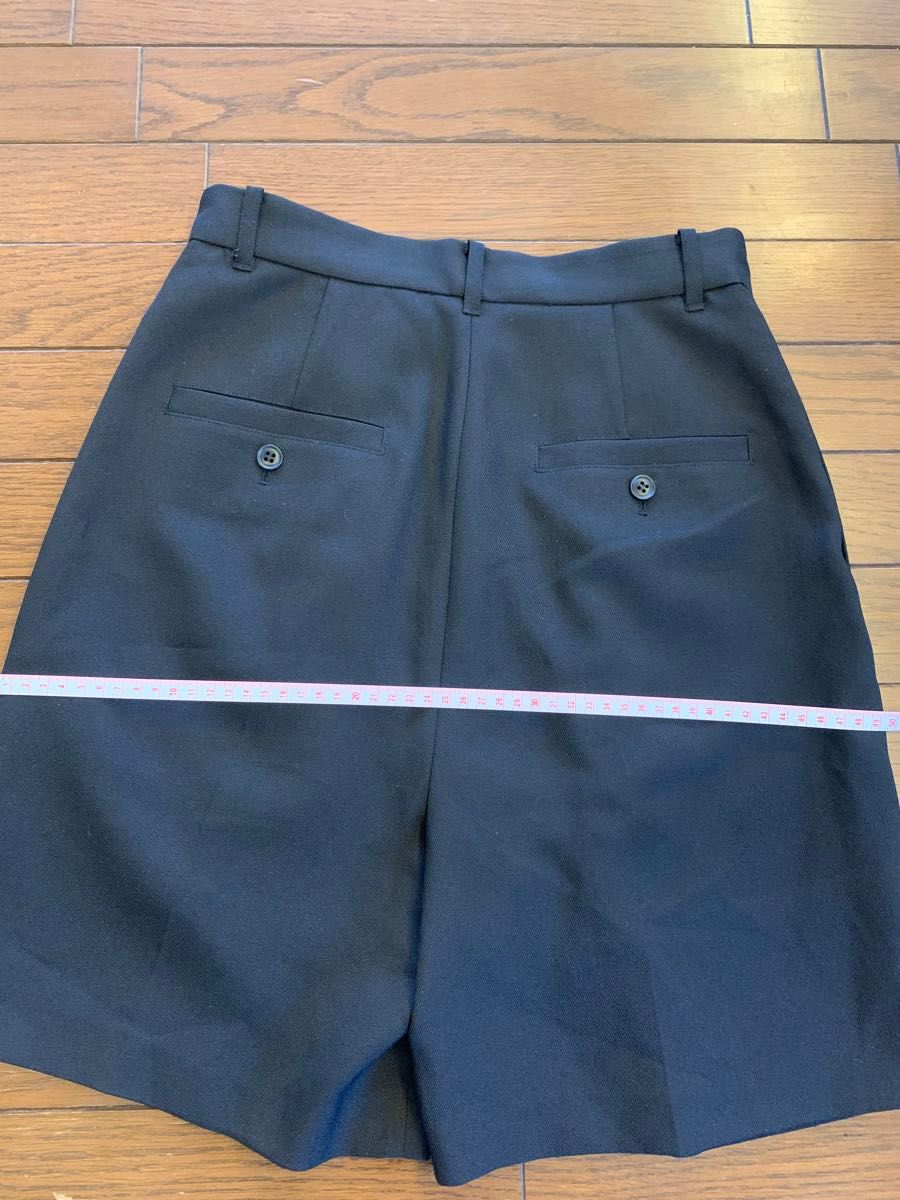 ウールライクショートパンツ 38 スピックアンドスパン 22SS ウールライクショートパンツ 38 スピックアンドスパン 22SS