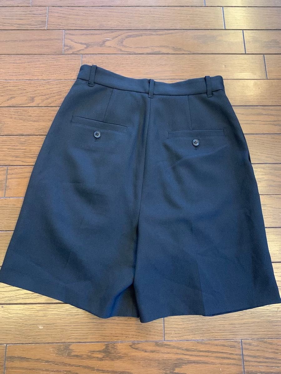 ウールライクショートパンツ 38 スピックアンドスパン 22SS ウールライクショートパンツ 38 スピックアンドスパン 22SS