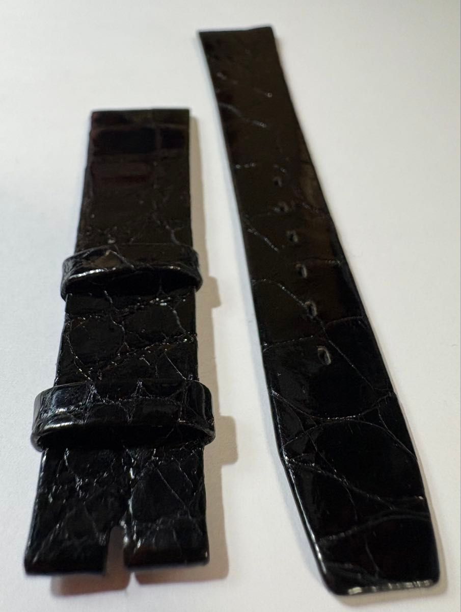 18mm/未使用】IWC クロコ革ベルト18mm×14mm(シャイニー仕上げ 18mm/未使用】IWC クロコ革ベルト18mm×14mm(シャイニー仕上げ