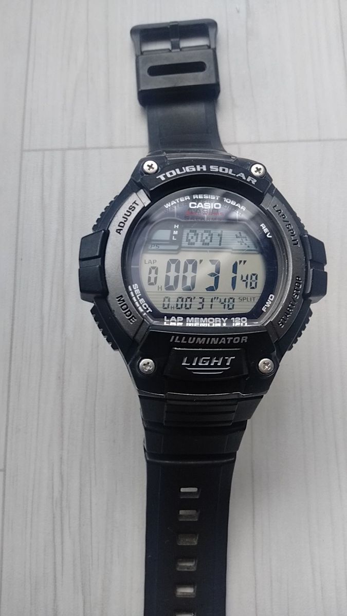 メンズ CASIO 時計 スタンダード STANDARD W-S220デジタル タフソーラー