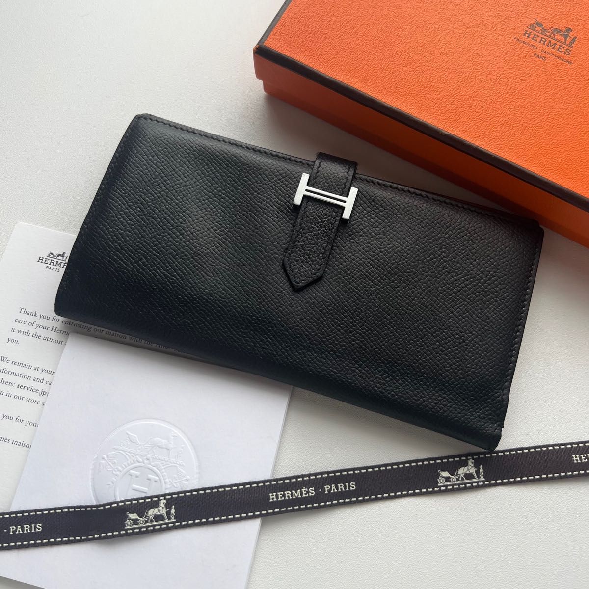 93 極上美品 HERMES エルメス ベアン 2つ折り 長財布|Yahoo 93 極上美品 HERMES エルメス ベアン 2つ折り 長財布|Yahoo