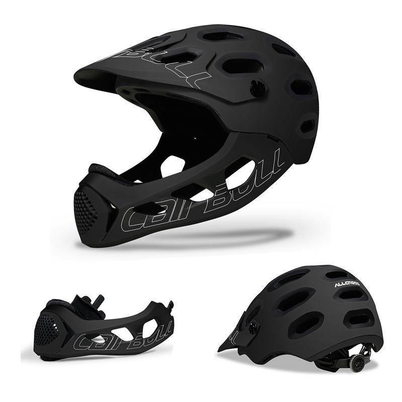  removed possible mountain bike horse riding helmet adult full cycling helmet protection dh down Hill bicycle full-face helmet 