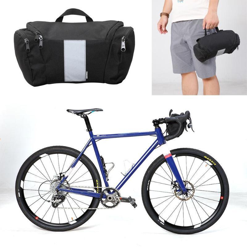 3L bicycle handlebar bag basket waterproof MTB road bike basket front frame after part storage bag bicycle accessory cycling 