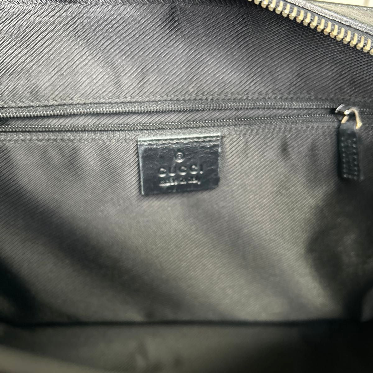 GUCCI ミニボストンバッグ ハンドバッグ ロゴ マイクロシマ GUCCI ミニボストンバッグ ハンドバッグ ロゴ マイクロシマ