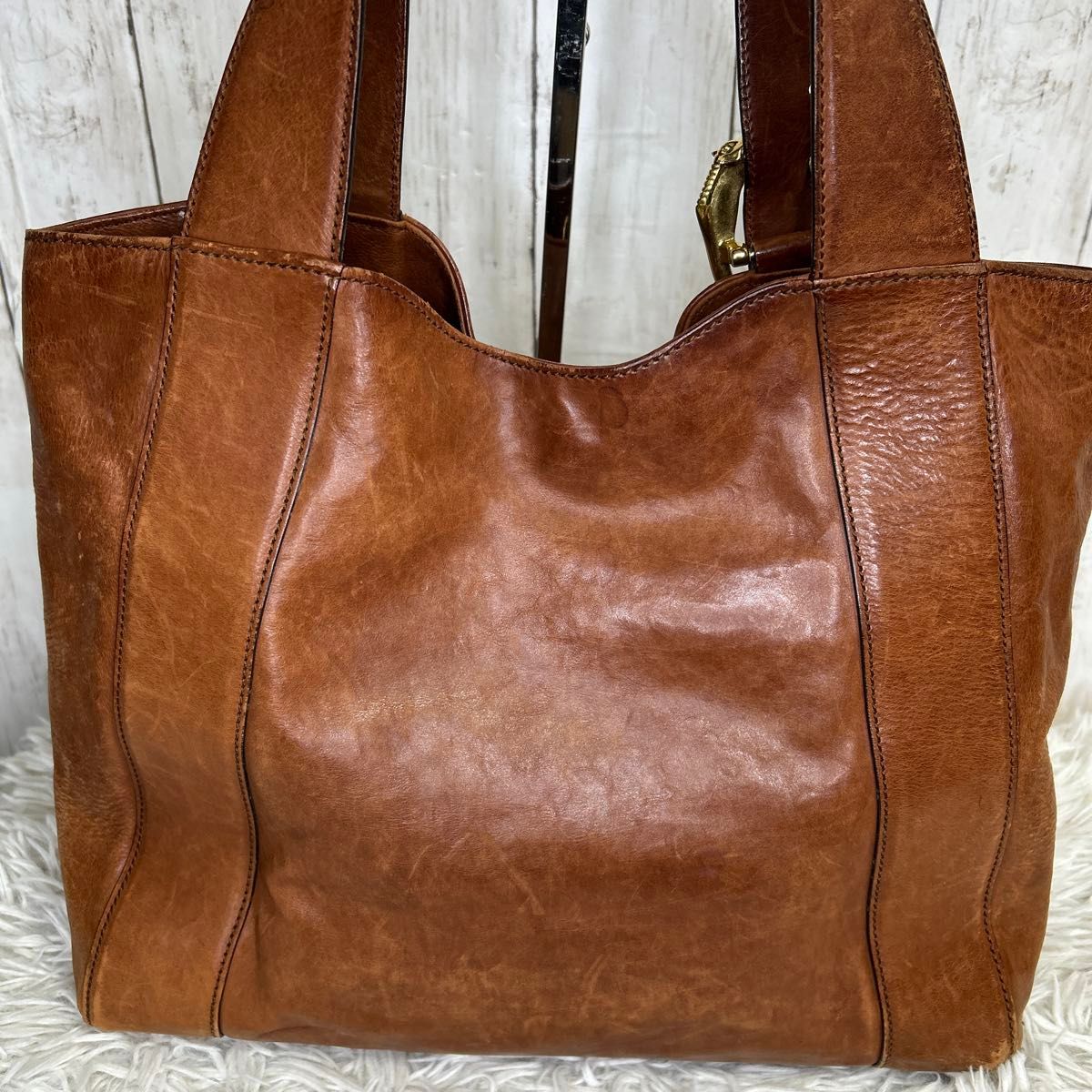 希少 GUCCI トートバッグ ハンドバッグ 馬 ホースビット レザー 希少 GUCCI トートバッグ ハンドバッグ 馬 ホースビット レザー