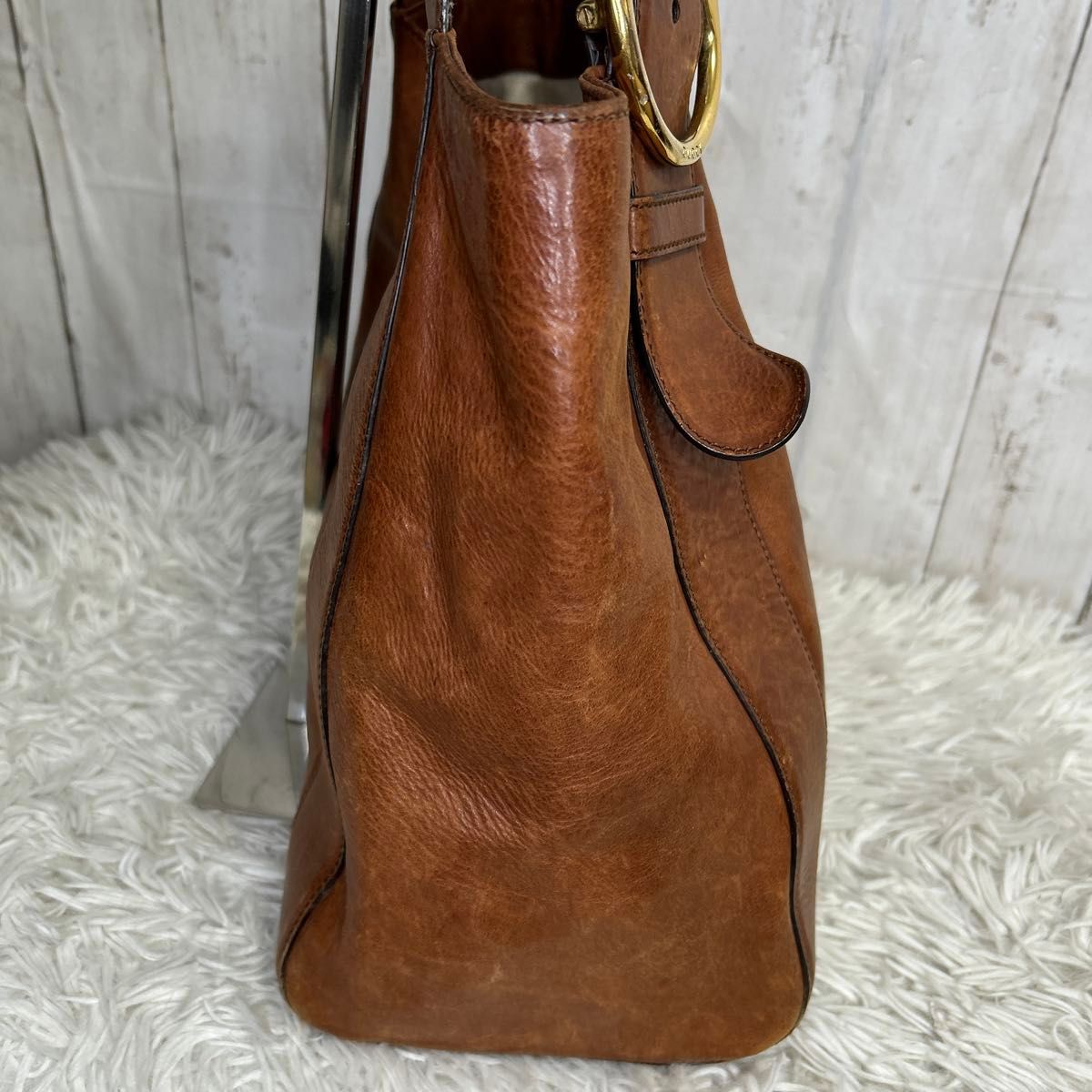 希少 GUCCI トートバッグ ハンドバッグ 馬 ホースビット レザー 希少 GUCCI トートバッグ ハンドバッグ 馬 ホースビット レザー