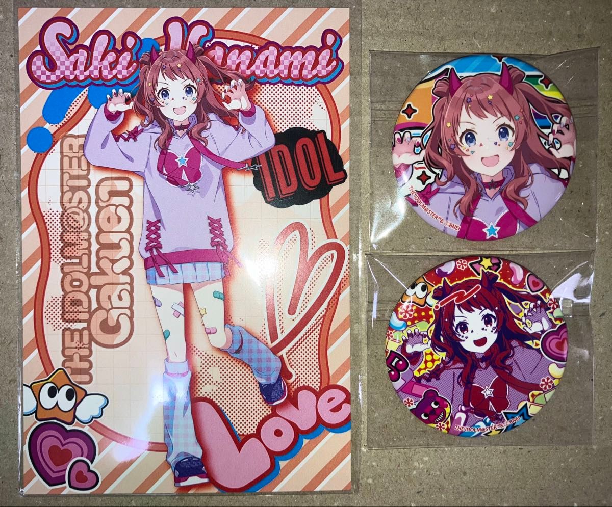 学園アイドルマスター 学マス JOL 原宿 花海咲季 缶バッジ 学園アイドルマスター 学マス JOL 原宿 花海咲季 缶バッジ