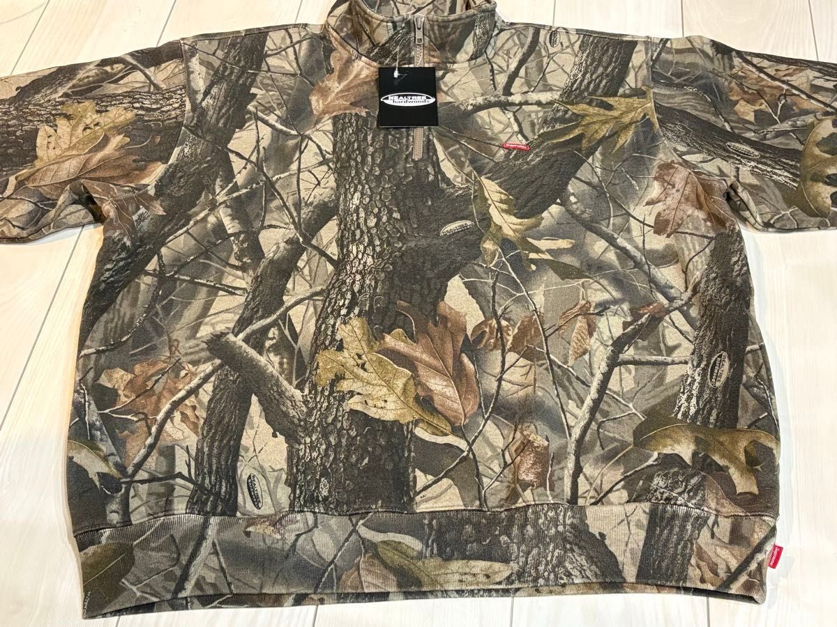 Supreme Small Box Half Zip Pullover Realtree Hardwoods Camo Supreme Small Box Half Zip Pullover Realtree Hardwoods Camo