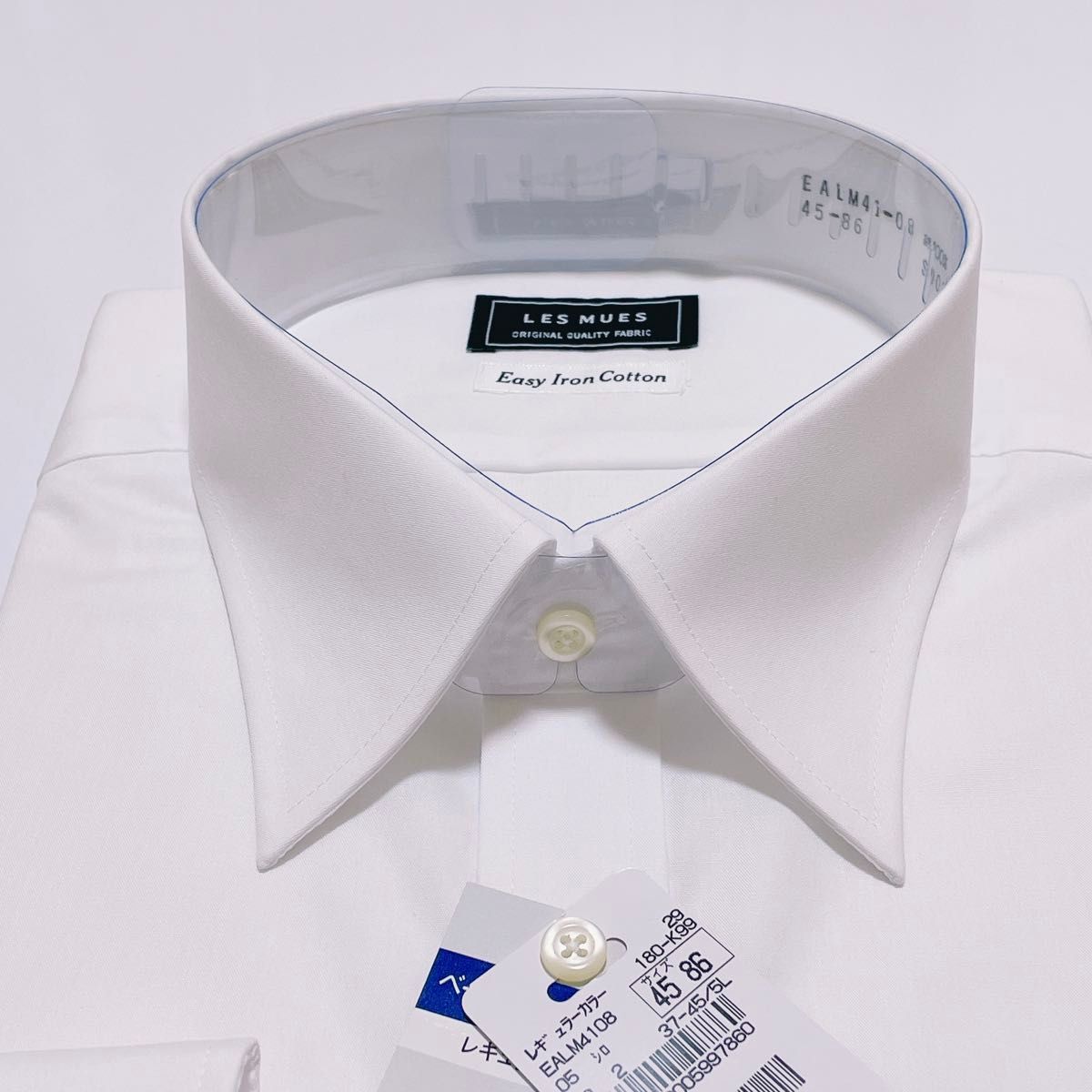 AOKI 綿100% 形態安定 立体パターン 長袖ワイシャツ 3L 45-86 AOKI 綿100% 形態安定 立体パターン 長袖ワイシャツ 3L 45-86