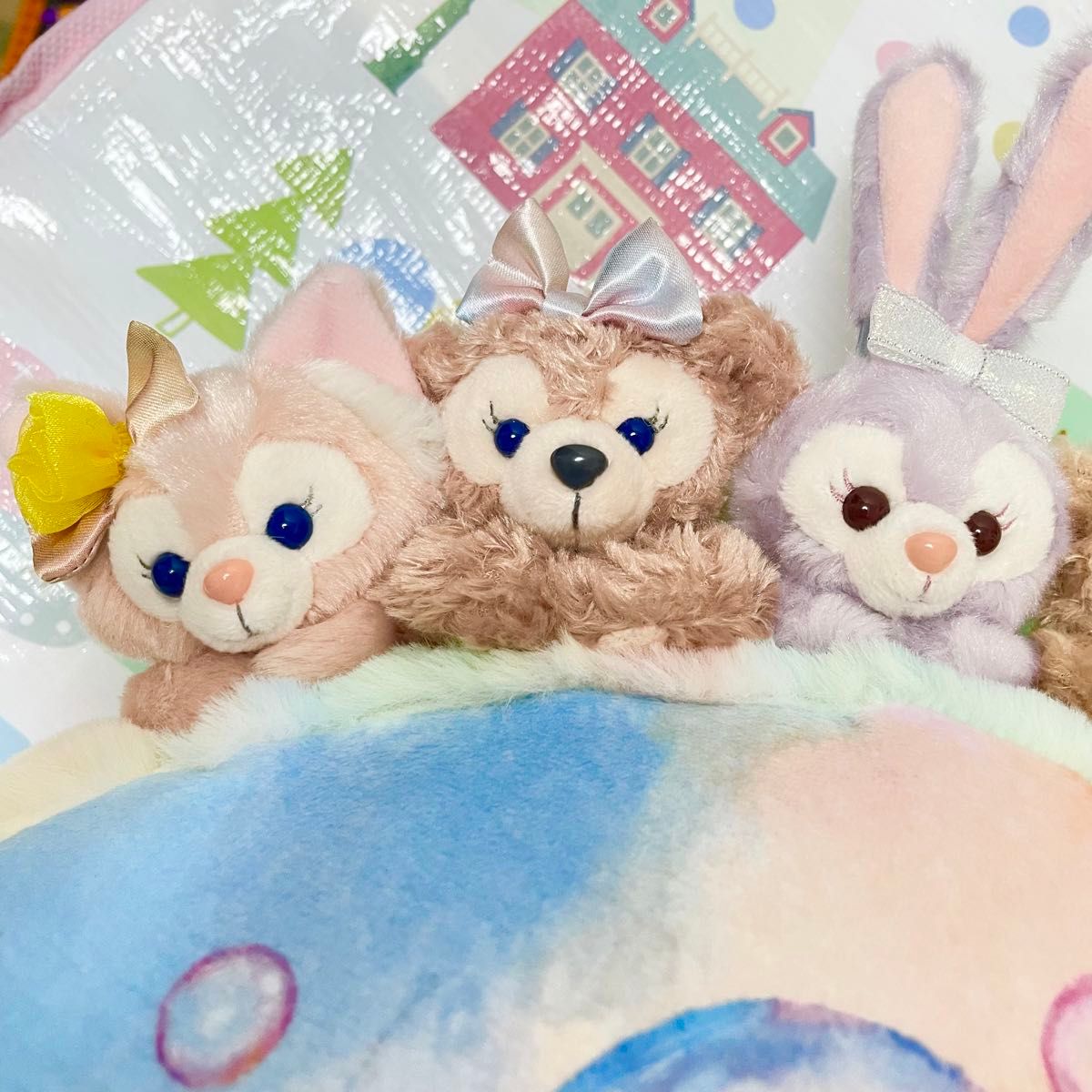 クッション ダッフィー &フレンズ カラフルハピネス ディズニー クッション ダッフィー &フレンズ カラフルハピネス ディズニー
