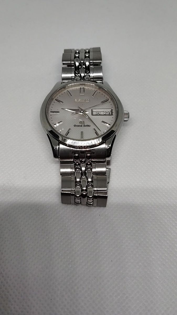 (動作品) SEIKO セイコー 9F83-9A00 GS グランドセイコー シルバー文字盤 クオーツ メンズ腕時計