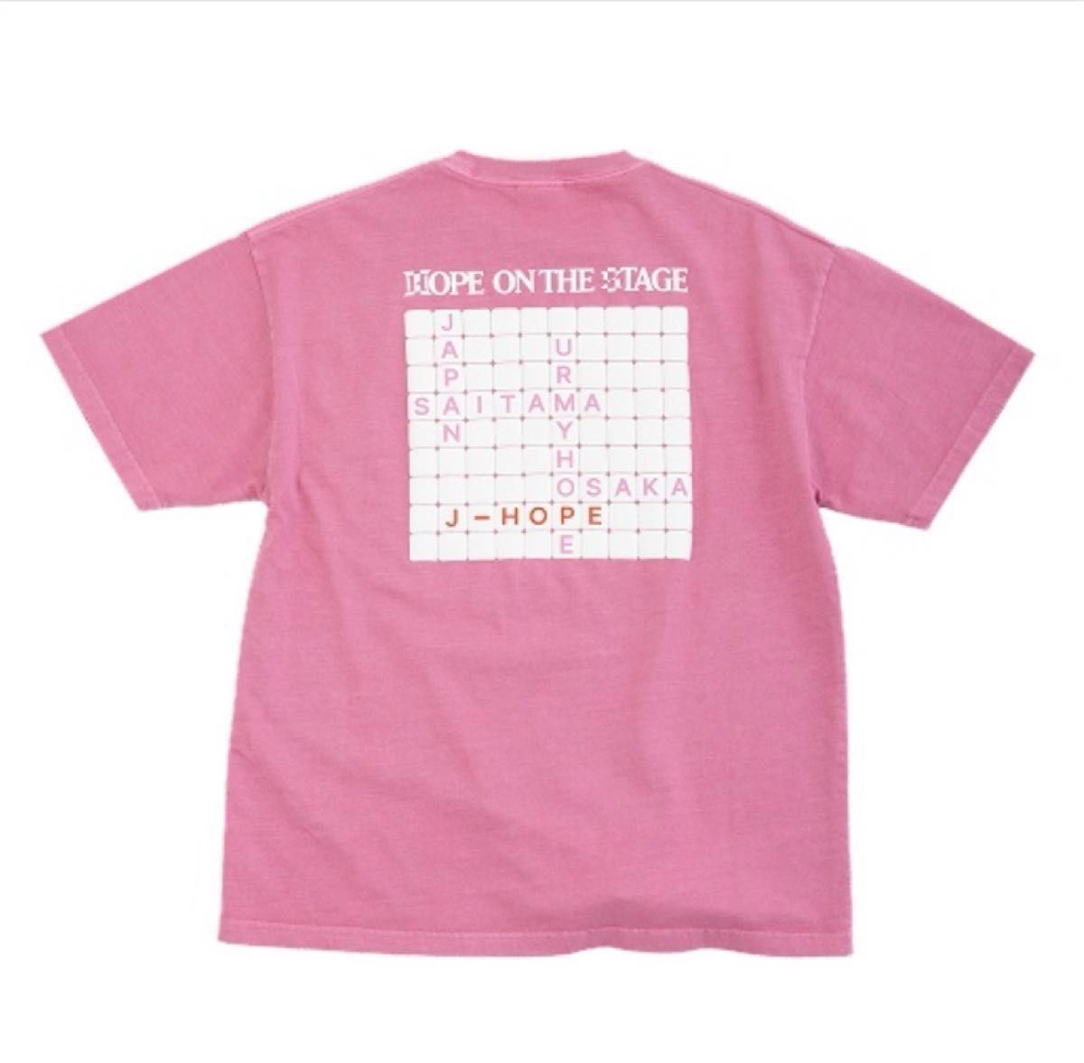 BTS J-HOPE ホビ HOPE ON THE STAGE in JAPAN Tシャツ ピンク L BTS J-HOPE ホビ HOPE ON THE STAGE in JAPAN Tシャツ ピンク L