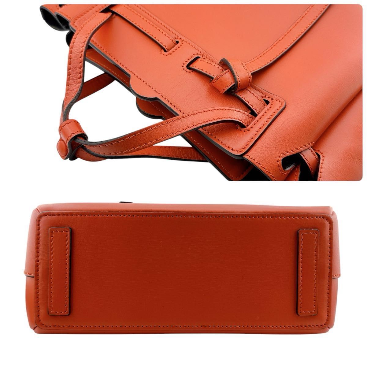 極美品 ロエベ レザー ラゾ ミニ 2WAY ハンドバッグ ショルダー 極美品 ロエベ レザー ラゾ ミニ 2WAY ハンドバッグ ショルダー