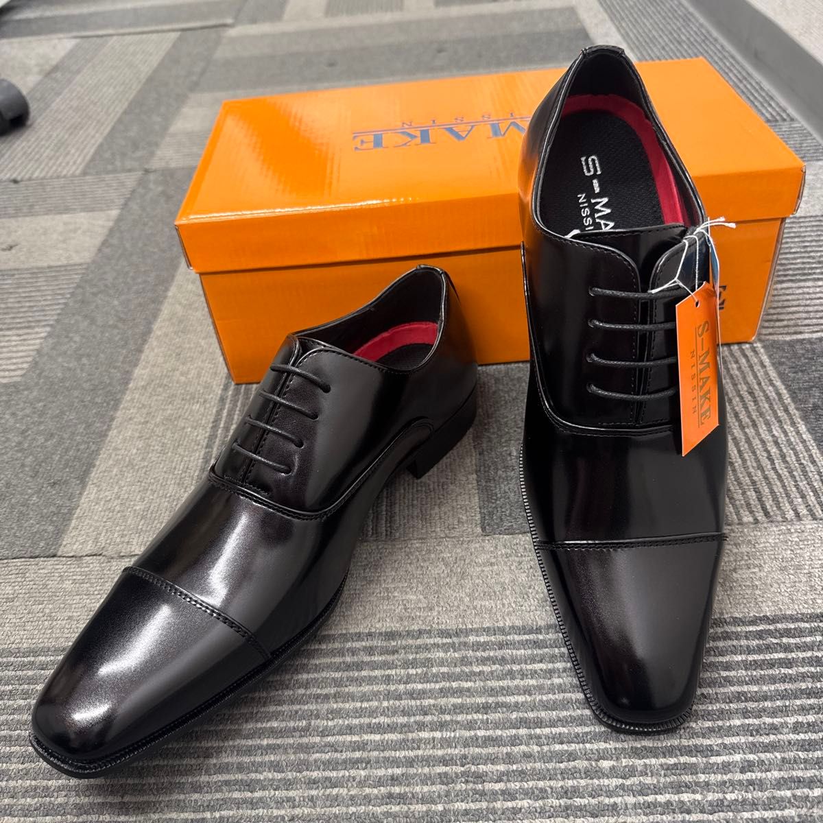 新品】軽量1200BL/26 5cmビジネスシューズ ブラック SHOES 黒 冠 新品】軽量1200BL/26 5cmビジネスシューズ ブラック SHOES 黒 冠