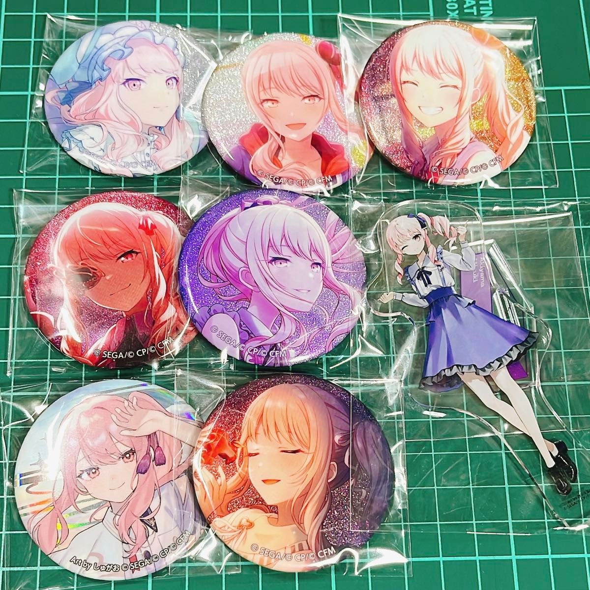 プロセカ 暁山瑞希 グリ缶 グリッター缶バッジ アクスタ 8点 プロセカ 暁山瑞希 グリ缶 グリッター缶バッジ アクスタ 8点
