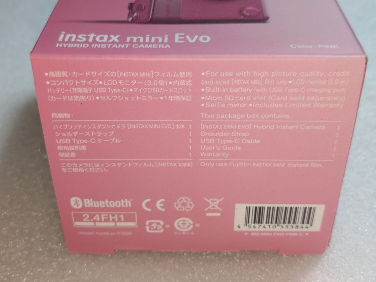 富士フイルム instax mini Evo チェキ Limited Edition ピンク 富士フイルム instax mini Evo チェキ Limited Edition ピンク