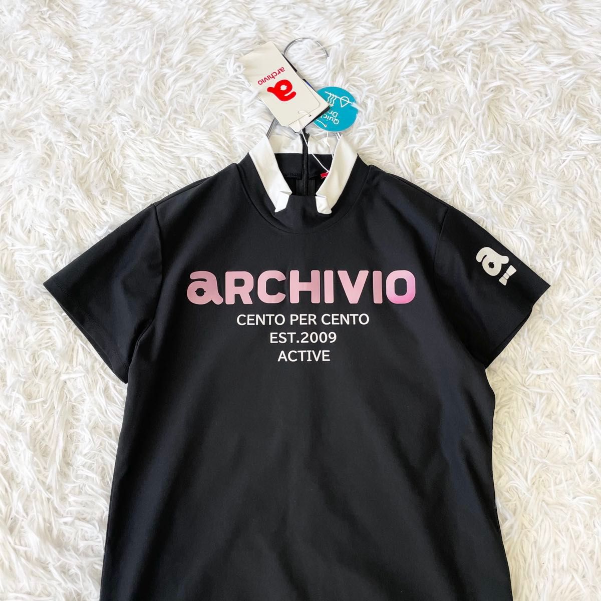 タグ付き未使用】 archivio アルチビオ ハイネックプルオーバー タグ付き未使用】 archivio アルチビオ ハイネックプルオーバー