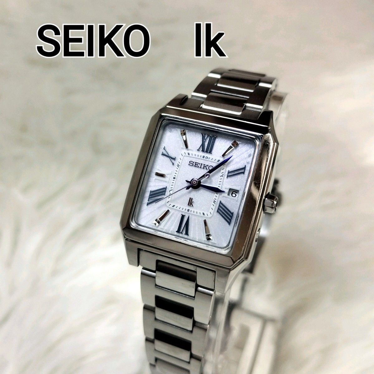 極美品】SEIKO lk セイコー ルキア 1B22 シルバー スクエア 可動 極美品】SEIKO lk セイコー ルキア 1B22 シルバー スクエア 可動