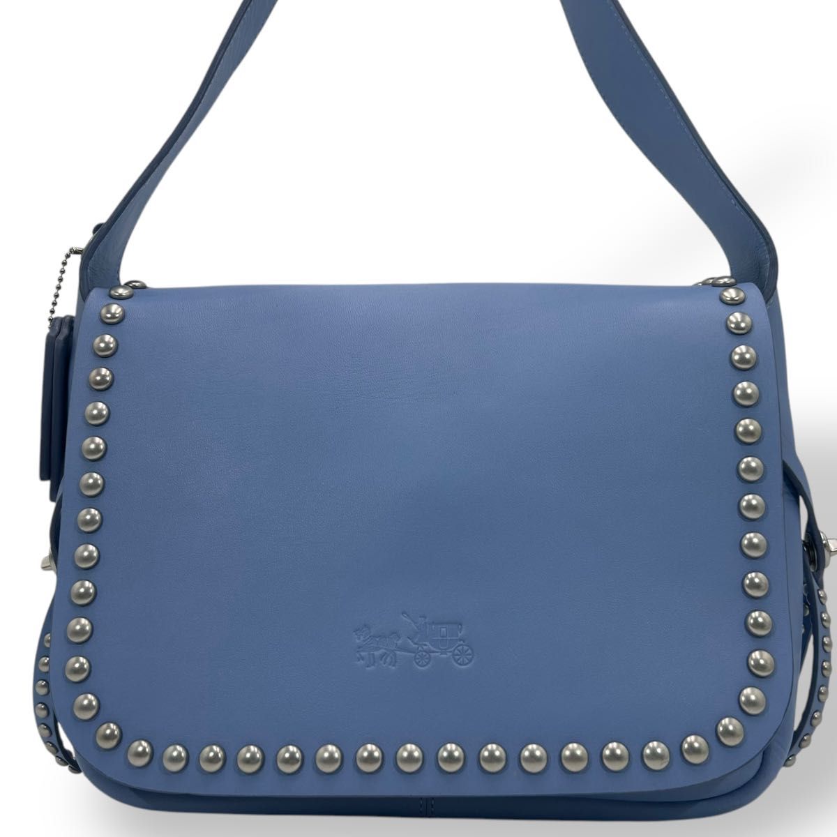 極美品 COACH コーチ ショルダーバッグ 本革 レザー 馬車ロゴ 極美品 COACH コーチ ショルダーバッグ 本革 レザー 馬車ロゴ