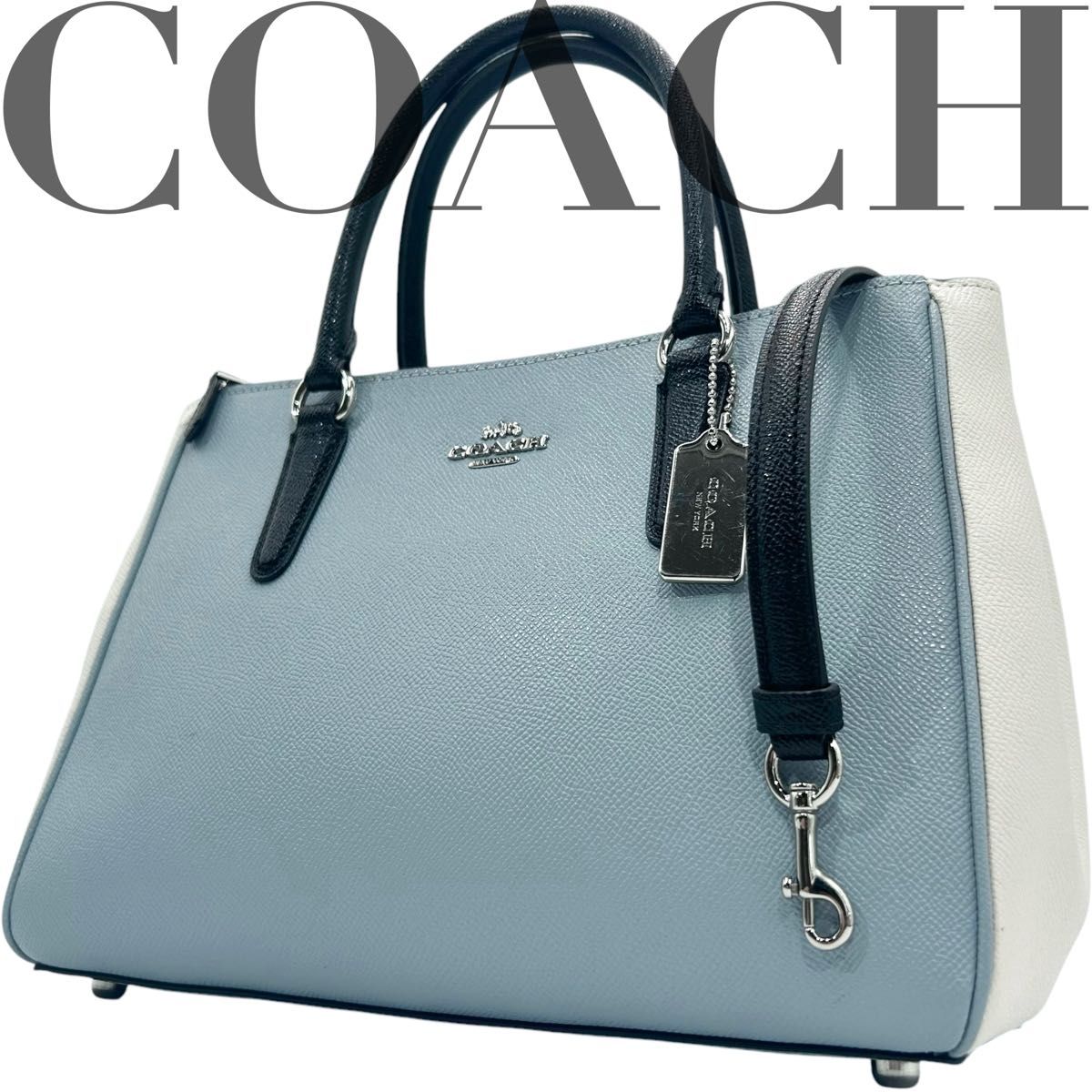 美品 COACH コーチ トートバッグ ショルダーバッグ 2way レザー 美品 COACH コーチ トートバッグ ショルダーバッグ 2way レザー