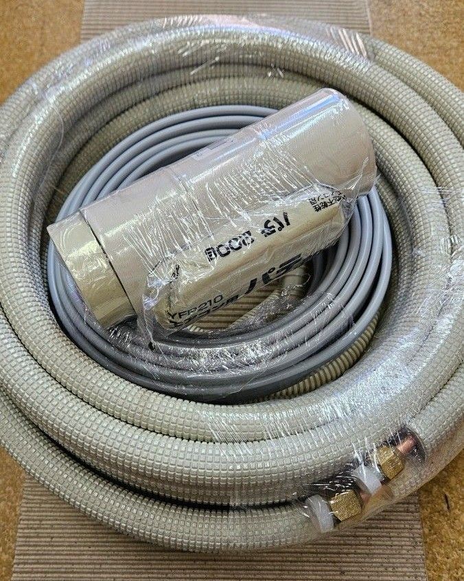 8m エアコン配管セット 2分3分ペアコイルフレアー加工済 VVF 8m エアコン配管セット 2分3分ペアコイルフレアー加工済 VVF