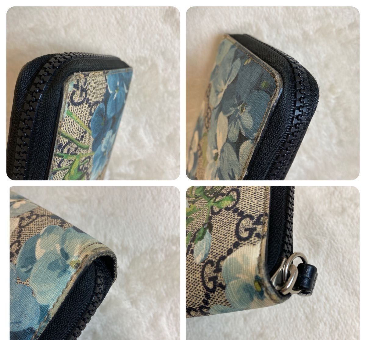 GUCCI グッチ GGブルームス スプリーム 長財布 ラウンドジップ GUCCI グッチ GGブルームス スプリーム 長財布 ラウンドジップ