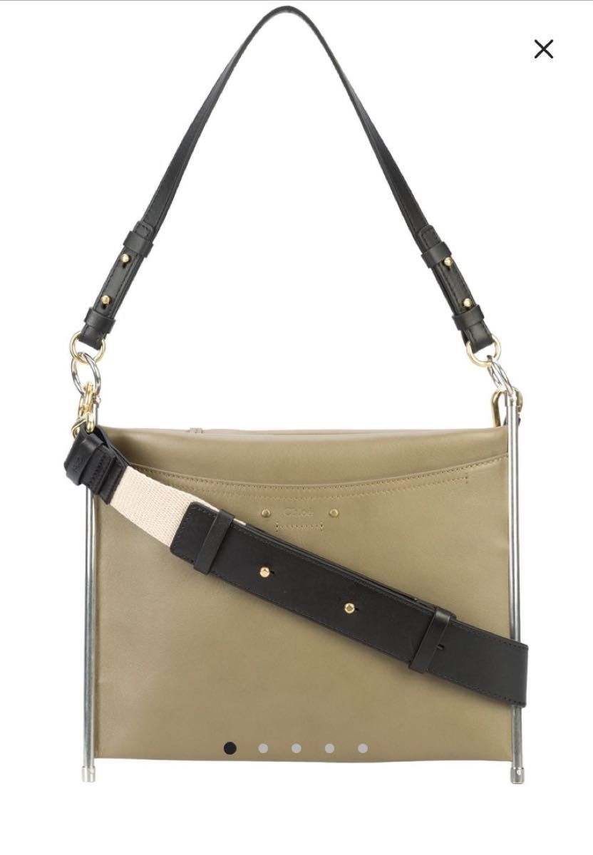 新品 Chloe クロエ Roy 2way レザー クラッチバッグ ショルダー 新品 Chloe クロエ Roy 2way レザー クラッチバッグ ショルダー