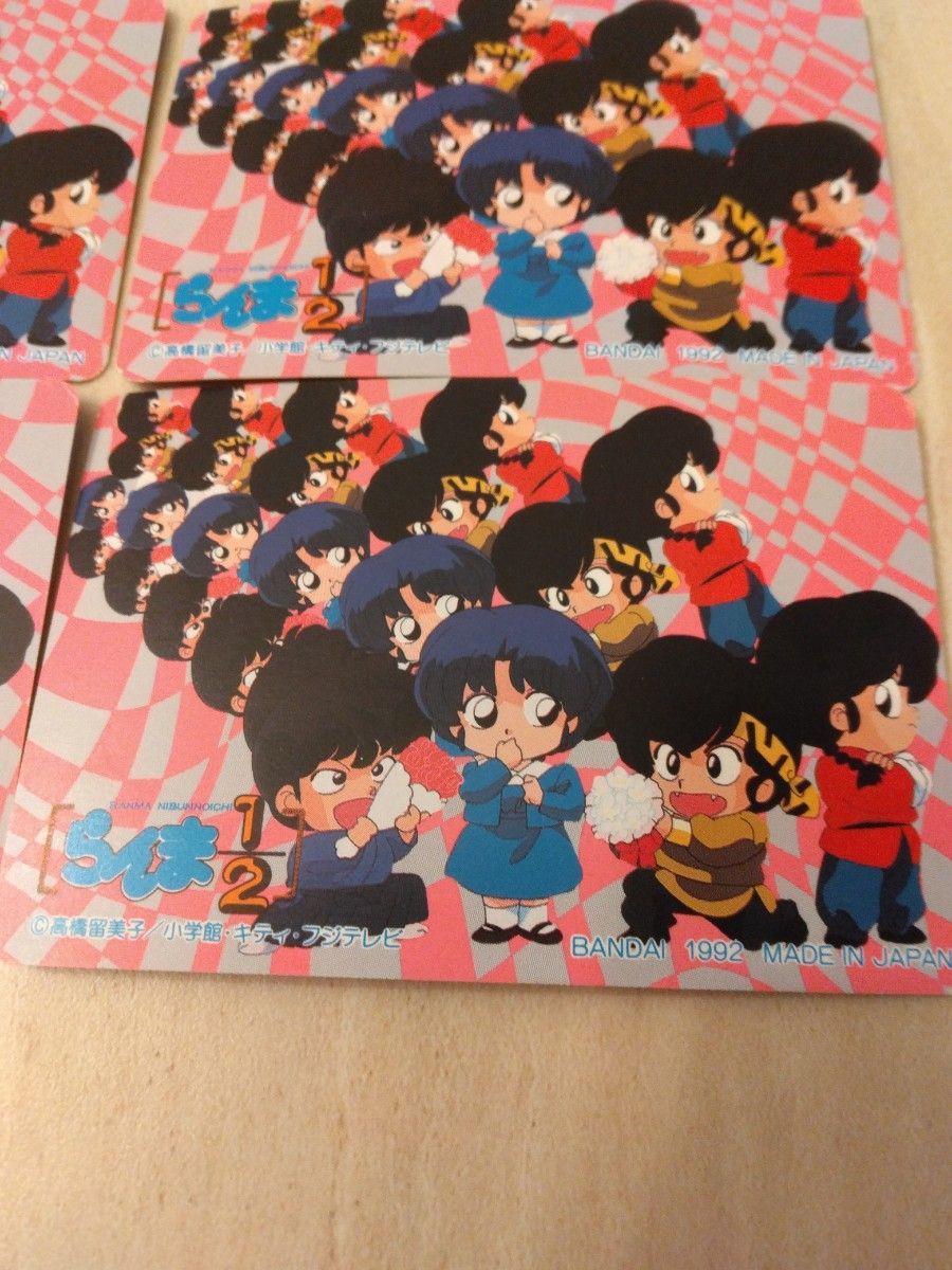 らんま1/2 カード バンダイ 高橋留美子 レトロ 1992年 小学館 らんま1/2 カード バンダイ 高橋留美子 レトロ 1992年 小学館