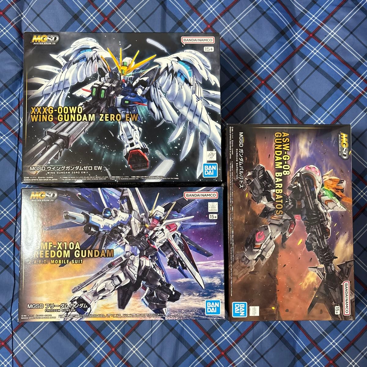 MGSD フリーダムガンダム ガンダムバルバトス ウイングガンダム MGSD フリーダムガンダム ガンダムバルバトス ウイングガンダム