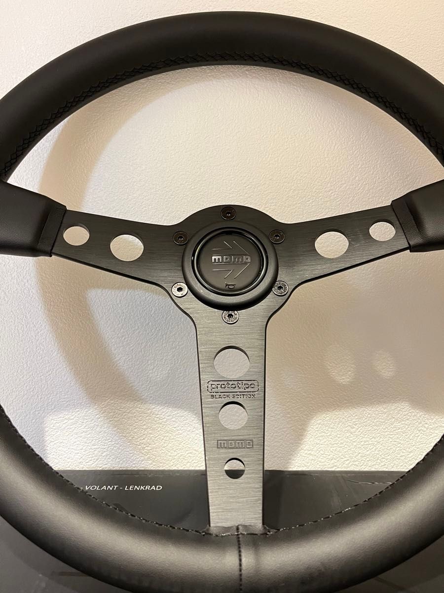 MOMO モモ ステアリング プロトティーポ PROTOTIPO BLACK MOMO モモ ステアリング プロトティーポ PROTOTIPO BLACK
