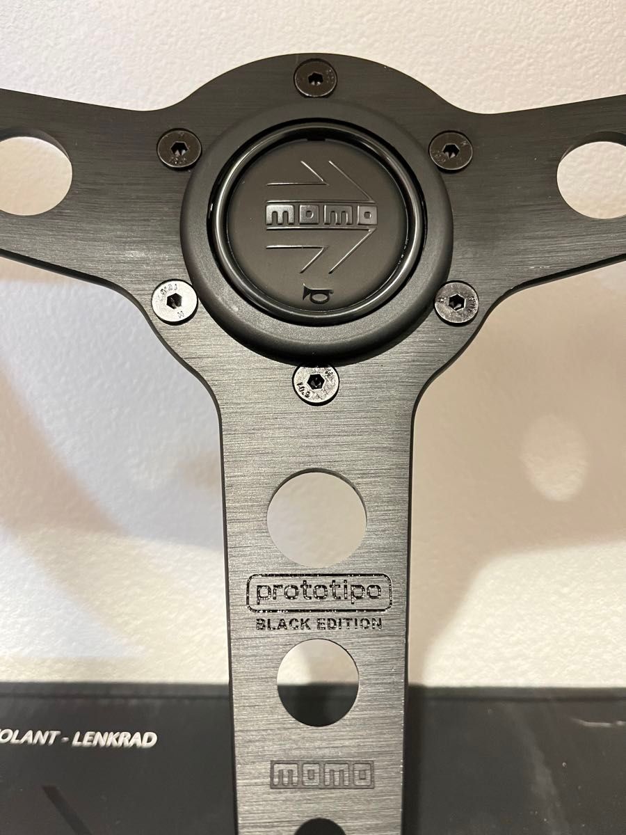 MOMO モモ ステアリング プロトティーポ PROTOTIPO BLACK MOMO モモ ステアリング プロトティーポ PROTOTIPO BLACK