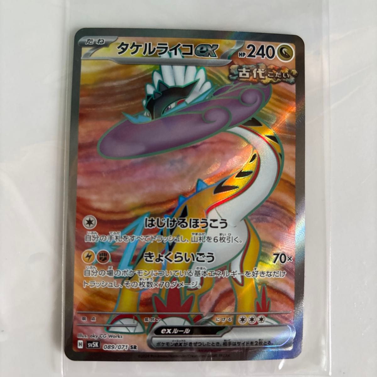 タケルライコウex SR 089/071 ポケモンカード ポケモン ゲーム タケルライコウex SR 089/071 ポケモンカード ポケモン ゲーム