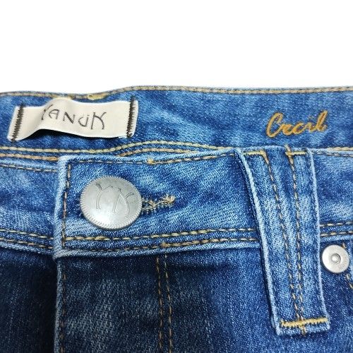 YANUK Cecil ヤヌーク セシル ボーイズクロップドデニムパンツ YANUK Cecil ヤヌーク セシル ボーイズクロップドデニムパンツ