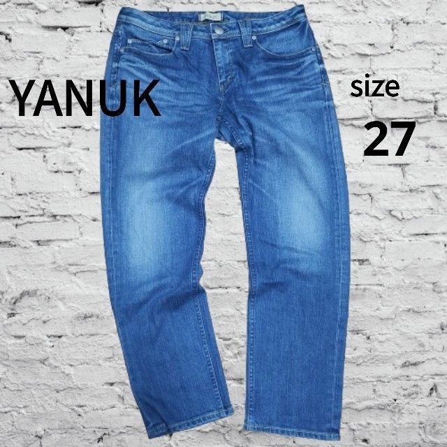 YANUK Cecil ヤヌーク セシル ボーイズクロップドデニムパンツ YANUK Cecil ヤヌーク セシル ボーイズクロップドデニムパンツ