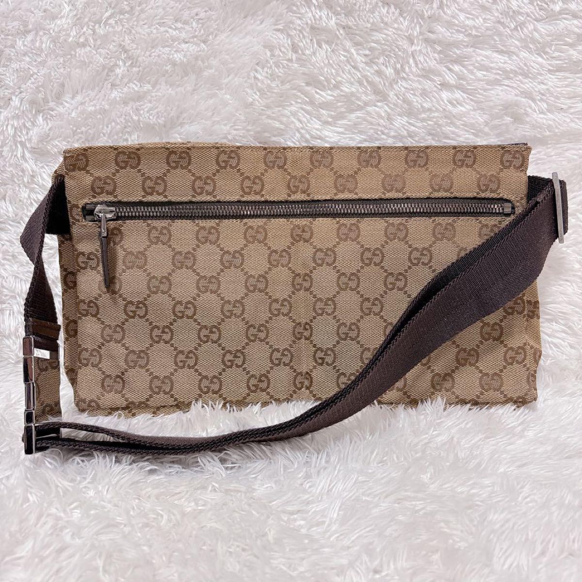 GUCCI グッチ ウエストポーチ ボディバッグ GG キャンバス GUCCI グッチ ウエストポーチ ボディバッグ GG キャンバス