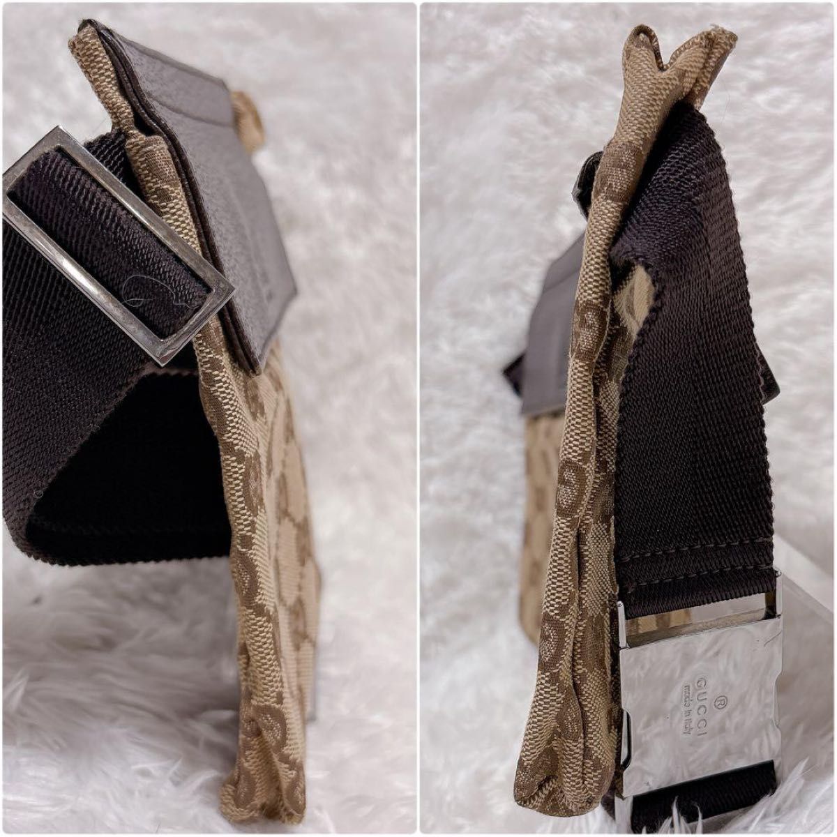 GUCCI グッチ ウエストポーチ ボディバッグ GG キャンバス GUCCI グッチ ウエストポーチ ボディバッグ GG キャンバス