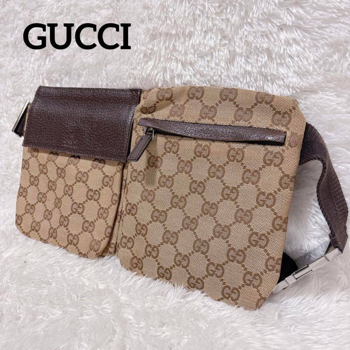 GUCCI グッチ ウエストポーチ ボディバッグ GG キャンバス GUCCI グッチ ウエストポーチ ボディバッグ GG キャンバス