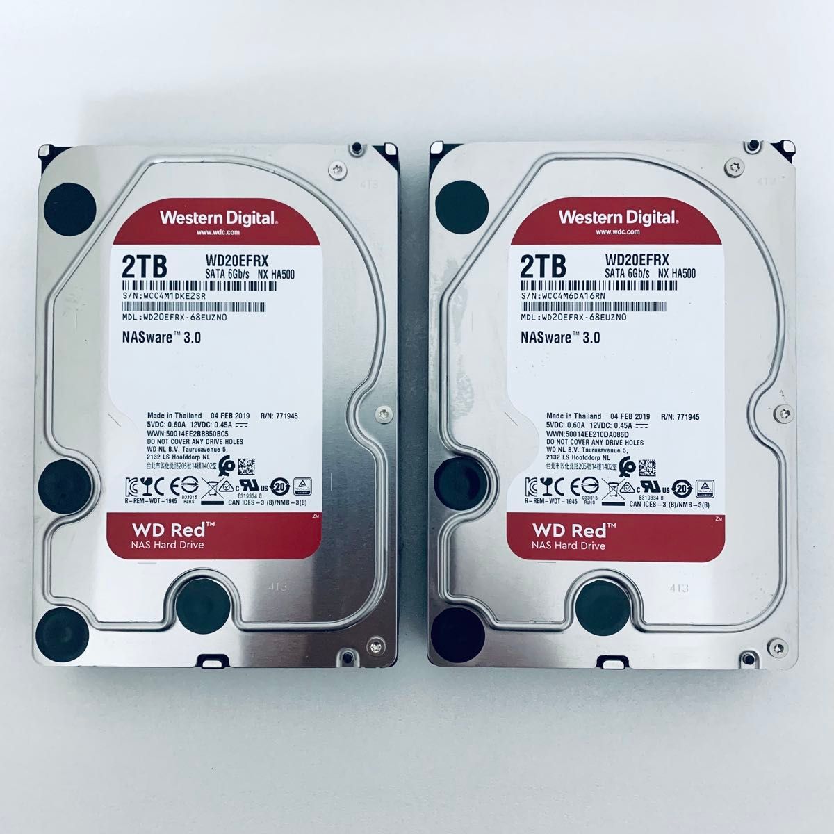 WesternDigital RED HDD 2TB 型番 WD20EFRX-68EUZN0 2個|Yahoo WesternDigital RED HDD 2TB 型番 WD20EFRX-68EUZN0 2個|Yahoo