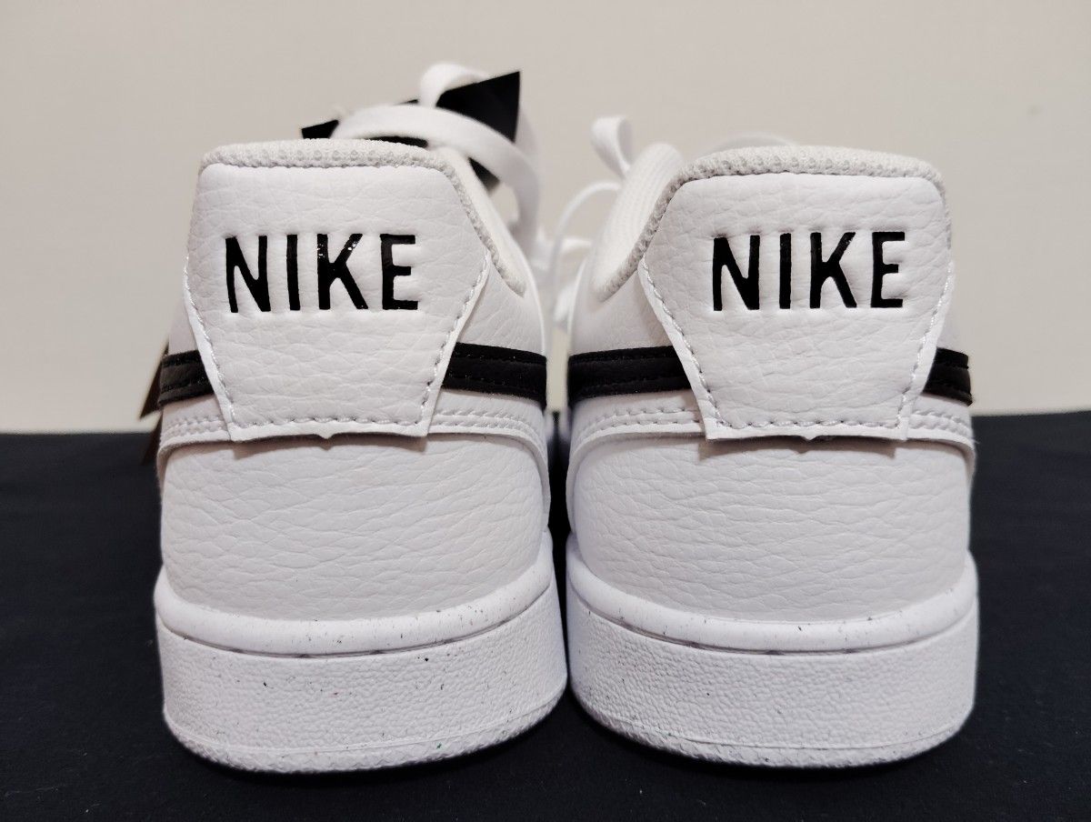 新品24 5cmNIKEナイキ コートビジョンLOホワイト白黒AF1エア 新品24 5cmNIKEナイキ コートビジョンLOホワイト白黒AF1エア