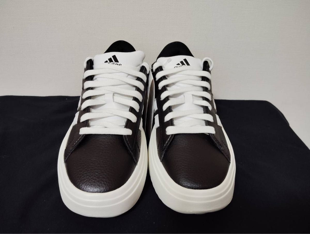 新品25cmアディダスadidasレディース厚底スニーカーグランド 新品25cmアディダスadidasレディース厚底スニーカーグランド