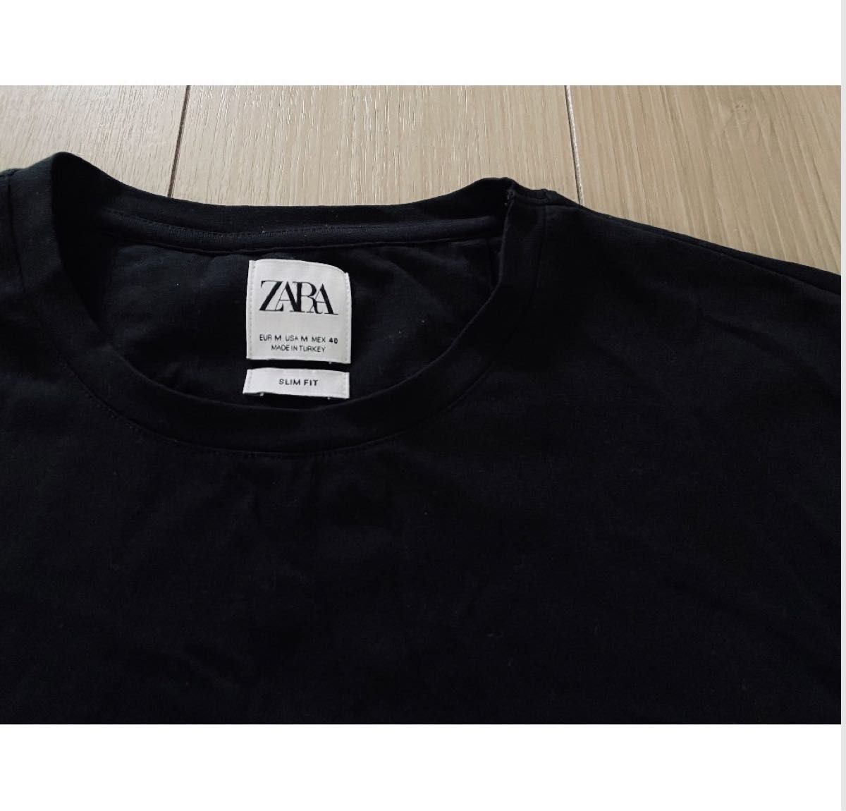 ZARA ザラ ベーシックスリムフィット Tシャツ 未使用 M|Yahoo ZARA ザラ ベーシックスリムフィット Tシャツ 未使用 M|Yahoo