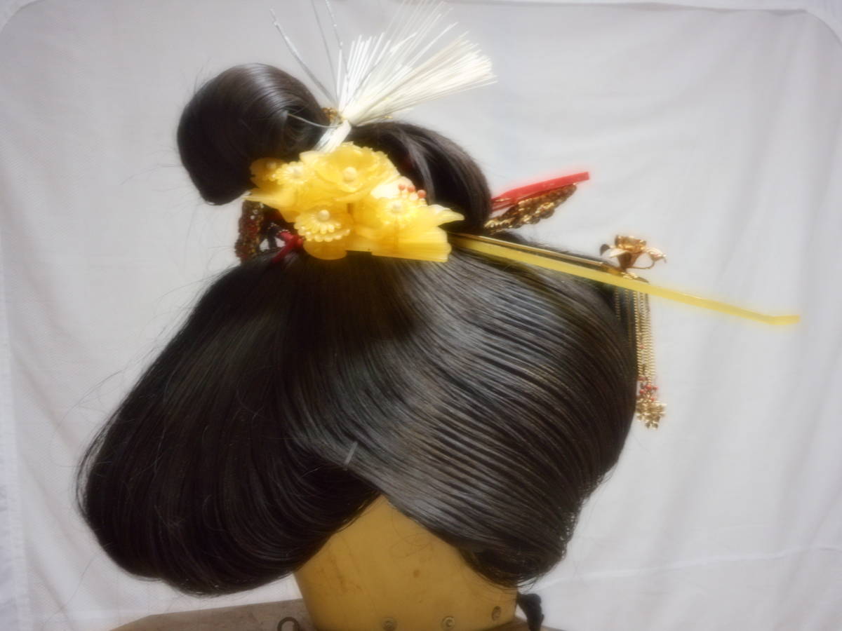洲寿夏>日本髪カツラ 令24:花嫁カツラ・ ケース付き