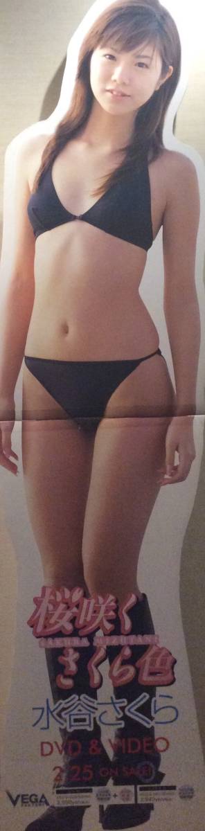 [ water . Sakura bikini life-size panel POP] not for sale / race queen the truth thing large poster signboard .. pop 