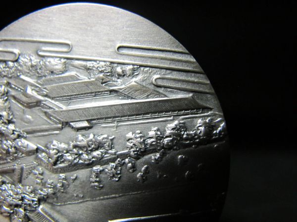 時代 造幣局製 純銀 昭和天皇御在位五十年記念メダル SILVER1000 時代 造幣局製 純銀 昭和天皇御在位五十年記念メダル SILVER1000